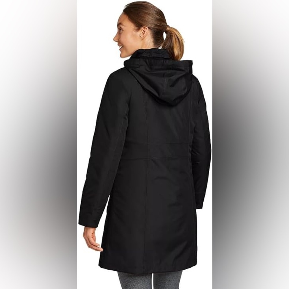 Eddie Bauer Women's Girl on the Go Waterproof Trench Coat